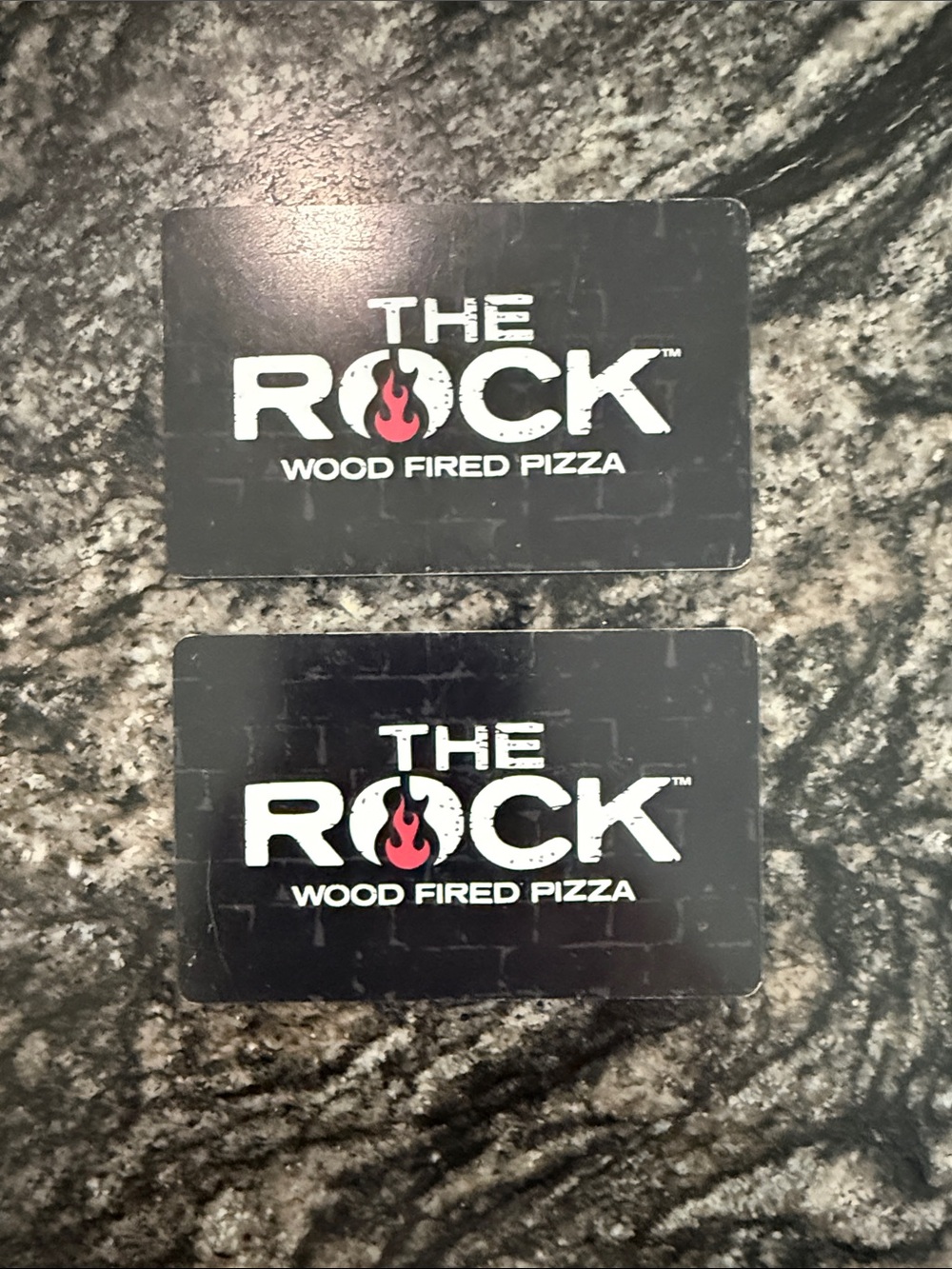 $50 The Rock wood fired pizza gift cards